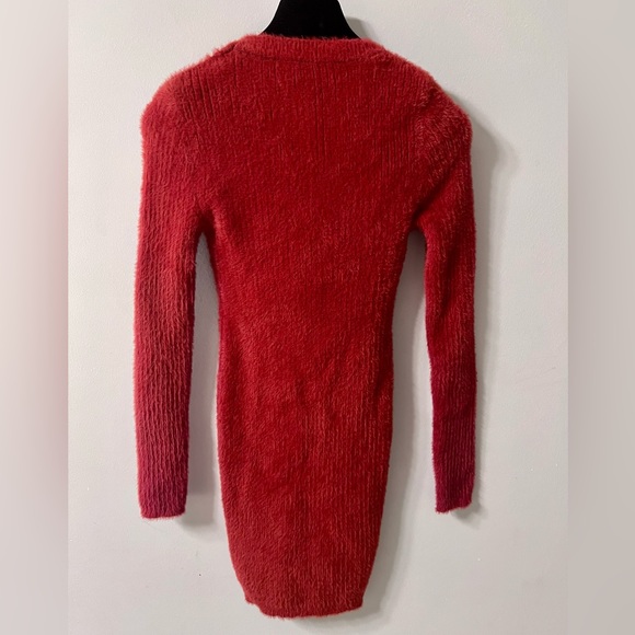 Chic Red Mini Dress - Picture 3 of 5